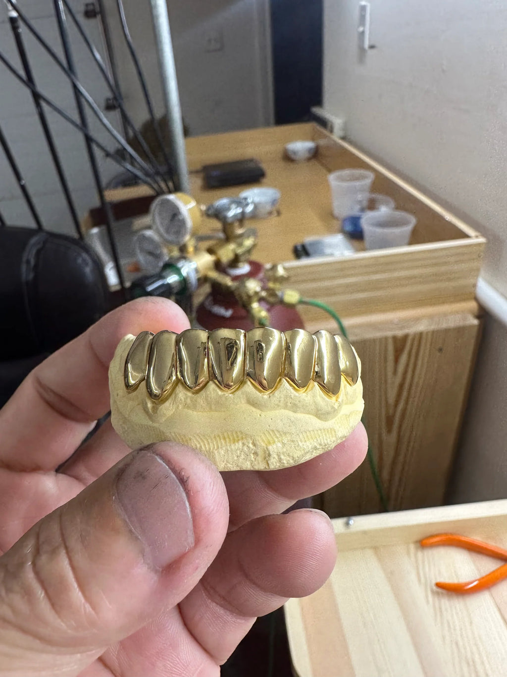 THICK Florida permanent cut grillz