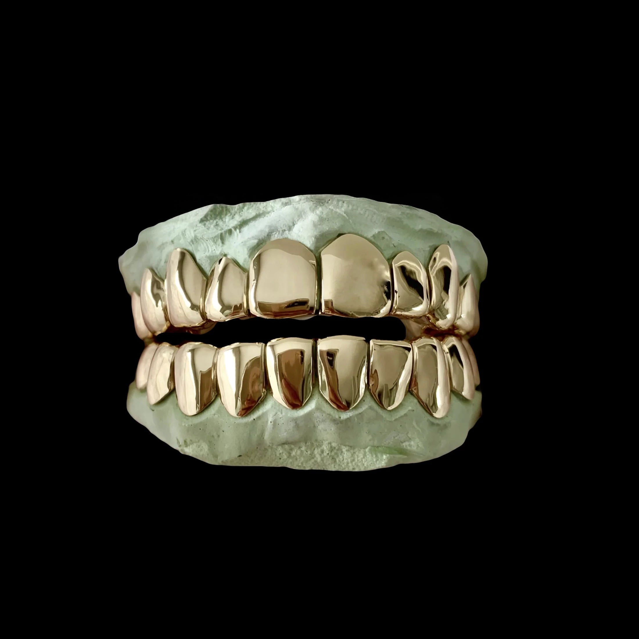 Permanent cut custom grillz