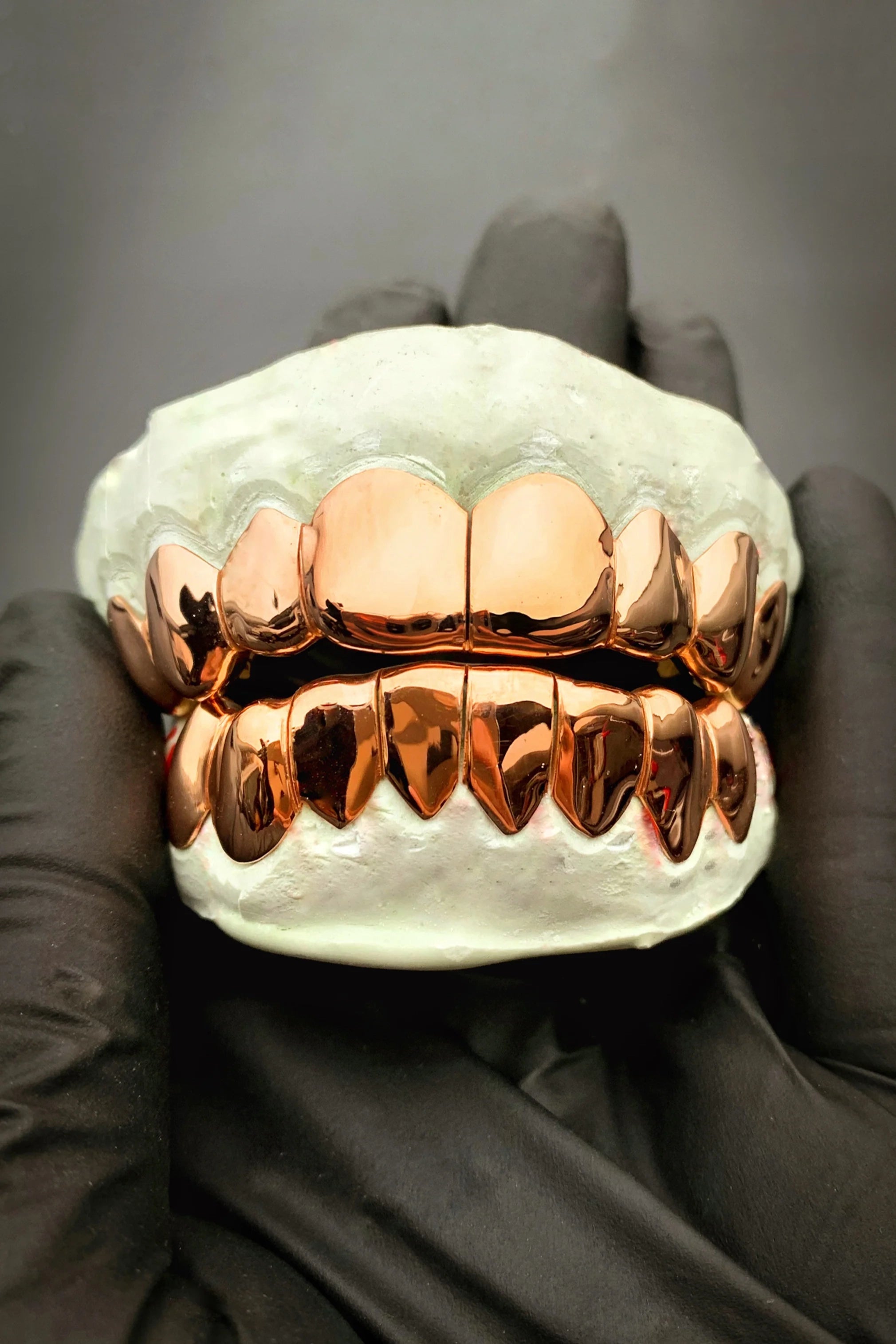Permanent cut custom grillz