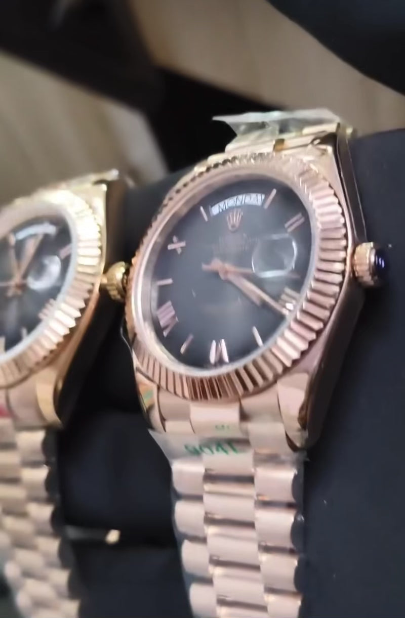 Aftermarket Rolex Day-Date Black face
